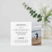 Sfeer Ontvangst Bruiloft Uitnodiging Behuizing (Staand voorkant)