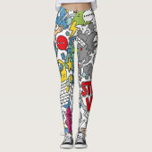 Sfeer op straat leggings (Voorkant)