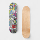 Sfeer op straat persoonlijk skateboard (Voorkant)