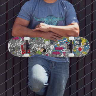Sfeer op straat persoonlijk skateboard