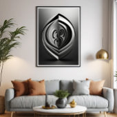 Sfeer van Contrasten Canvas Afdruk
