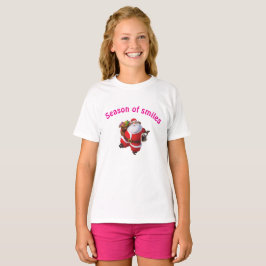 Sfeer van glimlach.” – Mooie baby kerst T-shirt