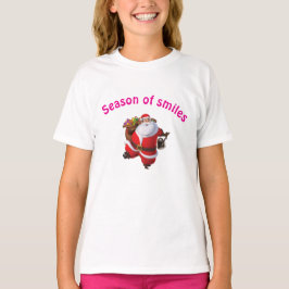 Sfeer van glimlach.” – Mooie baby kerst T-shirt