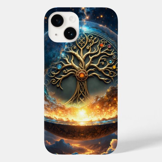 Sfeer van Leven – De Gouden Wereldboom. Case-Mate iPhone Case (Achterkant)
