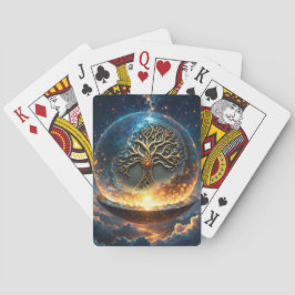 Sfeer van Leven – De Gouden Wereldboom. Pokerkaarten