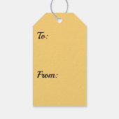 Sfeerbeeld van warme winterhaard cadeaulabel (Achterkant)