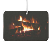 Sfeerbeeld van warme winterhaard luchtverfrisser (Achterkant)