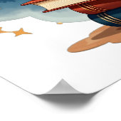 Sfeerboek Liefhebber Kat Leest Sterrenbeeld Donker Poster (Hoek)