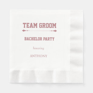 Sfeerteam Bruidegom Bachelorfeest Servet