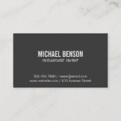 Sfeerverlichting Visitekaartje (Achterkant)