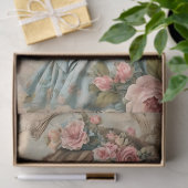 Sfeervol Antiek Victoriaanse Vrouw Tissuepapier (Geschenk)