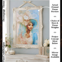 Sfeervol Bruine Huid Dame FT7R Decoupage