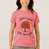 Sfeervol herfst ontwerp Tri-Blend shirt (Voorkant)