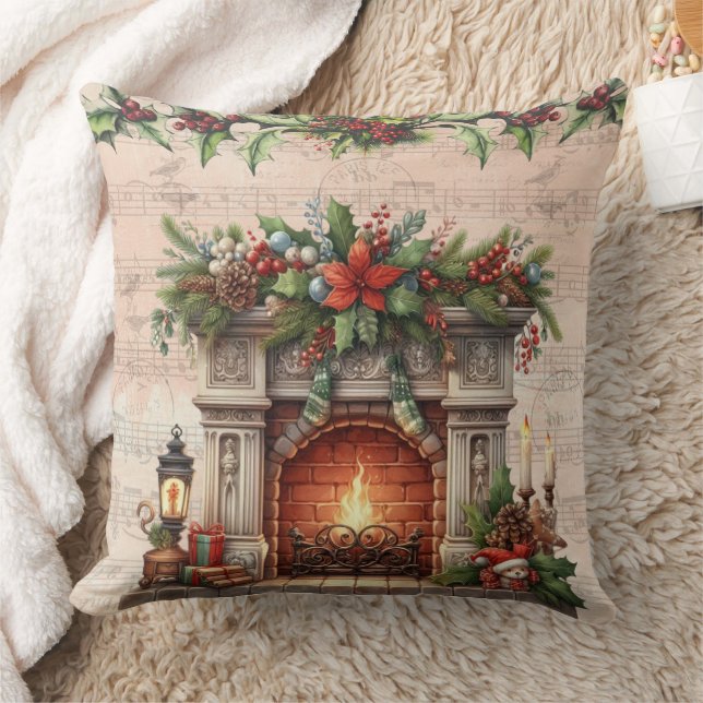 Sfeervol Kerstmis Parijse Charme Kussen (Deken)