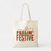 Sfeervol Kerstseizoen Tote Bag (Achterkant)