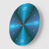 Sfeervol met Blue Glow > Design Wandklok (Hoek)