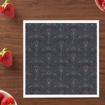 Sfeervol Onyx Gotische Damast Rode Roos