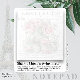 Sfeervol Paris geïnspireerd vintage ontwerp notiti Notitieblok