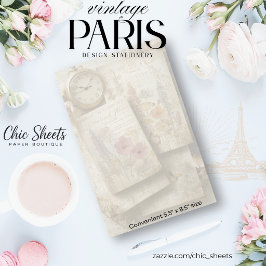 Sfeervol Paris geïnspireerd vintage schrijfpapier Briefpapier