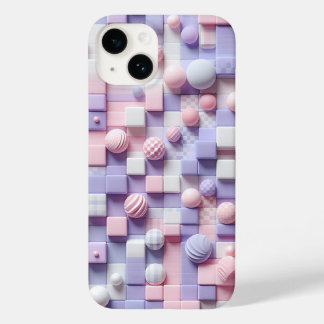 Sfeervol Roze Bloem Motief Hoesje - Lavendel
