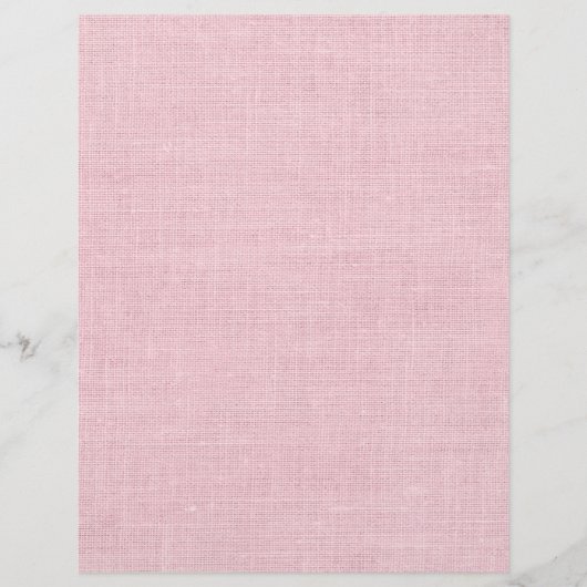 Sfeervol Roze Juteprint Scrapbookpapier Briefhoofd (Voorkant)