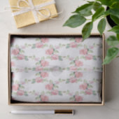 Sfeervol Roze Roos Bloemmotief Tissuepapier (Geschenk)