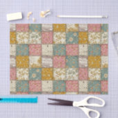Sfeervol Rozen Quilt Patroon Tissuepapier (Craft)