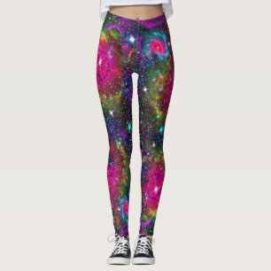 Sfeervol sterrenveld overal print Leggings