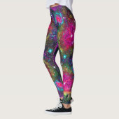 Sfeervol sterrenveld overal print Leggings (Links)