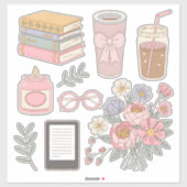 Sfeervol Stickerboekje Digitale Planner Clipart Sticker (Vel)