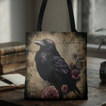 Sfeervol Vintage Gotische Onyx Raaf