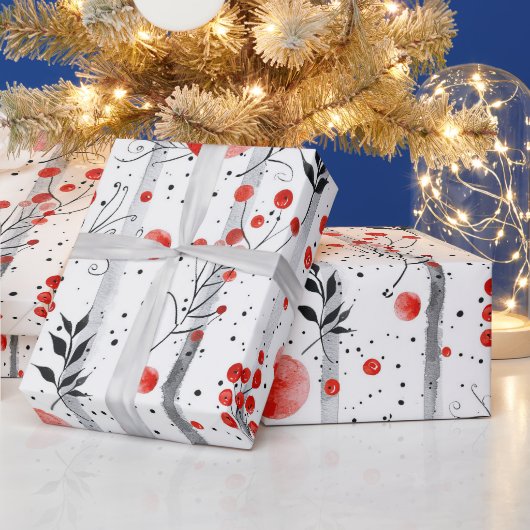 Sfeervol Vintage Kerstpatroon Cadeaupapier (Feestdagen)