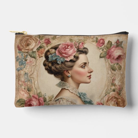 Sfeervol Vintage Victoriaanse Vrouw Etui (Voorkant)
