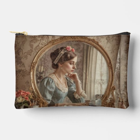 Sfeervol Vintage Victoriaanse Vrouw Etui (Voorkant)