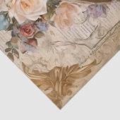 Sfeervol Vintage Victoriaanse Vrouw Tissuepapier (Detail)