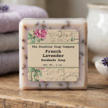 Sfeervol Vintage Zeep Cosmetica Label - 2