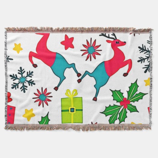 Sfeervol Winter Wonder Patroon Droom Design Deken (Voorkant)