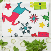 Sfeervol Winter Wonder Patroon Droom Design Theedoek (Gevouwen)