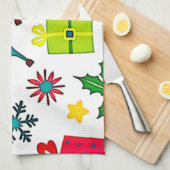 Sfeervol Winter Wonder Patroon Droom Design Theedoek (Quarter Fold)