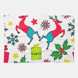 Sfeervol Winter Wonder Patroon Droom Design Theedoek