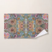 Sfeervolle Bloemetuin Aquarel Schildering Bad Handdoek (Handdoek)