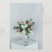 Sfeervolle Bokeh Lichten Moderne Wijn Glas Formeel Kaart (Achterkant)