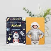 Sfeervolle foto uitnodigingen (Staand voorkant)