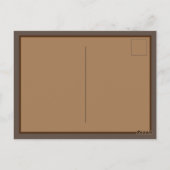 Sfeervolle Herfst Das Kunst Ansichtkaart Briefkaart (Achterkant)