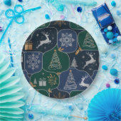 Sfeervolle Kerstmagie Papieren Bordje (Feest)