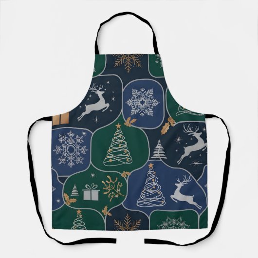 Sfeervolle Kerstmagie Schort (Voorkant)