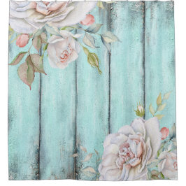 Sfeervolle Landelijke Shabby Chic Badgordijn Douchegordijn