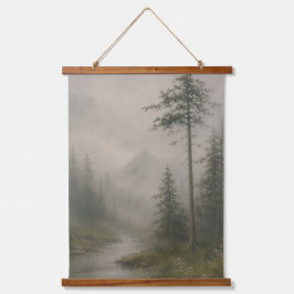 Sfeervolle Nevelige Landschap Wand Hanging Tapijt Hangend Wandkleed