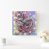 Sfeervolle Rode Rozen Rozen Kunst Dames Kamer Klok (Huis)