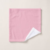 Sfeervolle Roze Bloem Motief Bad Handdoek Set (Wasdoekje)